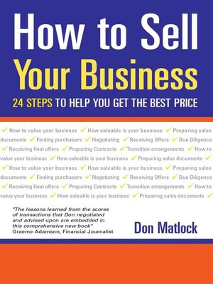 cover image of How to Sell Your Business